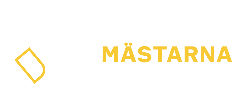 Fastighetsmästarna logo för byggnation, fastighetsskötsel och städ.